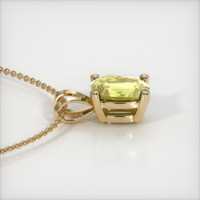 0.92 Ct. Sapphire Pendant, 18K Yellow Gold 3