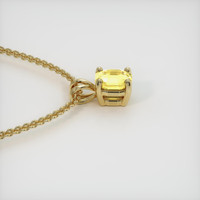 0.78 Ct. Sapphire Pendant, 18K Yellow Gold 3