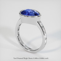 3.20 Ct. Sapphire Ring, Platinum 950 2