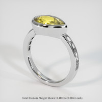 2.57 Ct. Gemstone Ring, Platinum 950 2