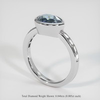 2.41 Ct. Sapphire Ring, Platinum 950 2