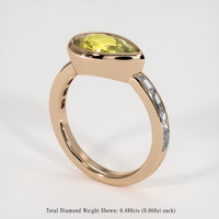 2.57 Ct. Gemstone Ring, 14K Rose Gold 2