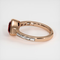 2.18 Ct. Gemstone Ring, 14K Rose Gold 4