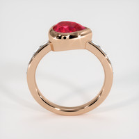 2.03 Ct. Ruby Ring, 14K Rose Gold 3