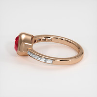 2.03 Ct. Ruby Ring, 14K Rose Gold 4