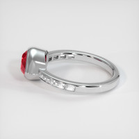 2.03 Ct. Ruby Ring, 14K White Gold 4