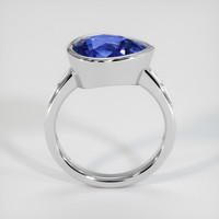 3.20 Ct. Sapphire Ring, 18K White Gold 3