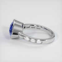 3.20 Ct. Sapphire Ring, 18K White Gold 4