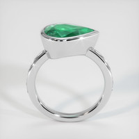 3.07 Ct. Emerald Ring, 18K White Gold 3