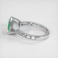 3.07 Ct. Emerald Ring, 18K White Gold 4