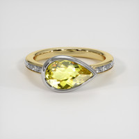 2.57 Ct. Gemstone Ring, 14K White & Yellow 1