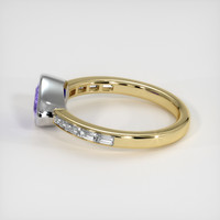 1.14 Ct. Gemstone Ring, 18K White & Yellow 4