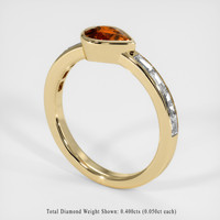 0.82 Ct. Gemstone Ring, 14K Yellow Gold 2