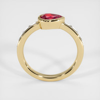 0.76 Ct. Ruby Ring, 14K Yellow Gold 3