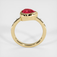 2.03 Ct. Ruby Ring, 14K Yellow Gold 3