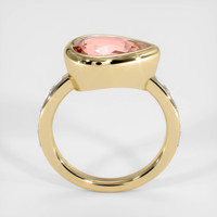 4.03 Ct. Padparadscha Sapphire Ring, 14K Yellow Gold 3