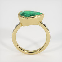 3.07 Ct. Emerald Ring, 18K Yellow Gold 3