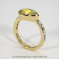 2.57 Ct. Gemstone Ring, 18K Yellow Gold 2