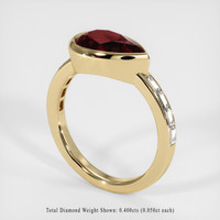 2.18 Ct. Gemstone Ring, 18K Yellow Gold 2