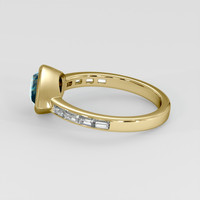 1.68 Ct. Bi Color Sapphire Ring, 18K Yellow Gold 4