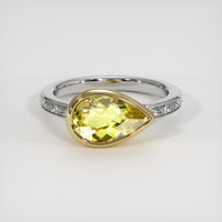 2.57 Ct. Gemstone Ring, 14K Yellow & White 1