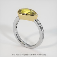 2.57 Ct. Gemstone Ring, 14K Yellow & White 2