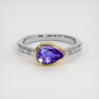 1.14 Ct. Gemstone Ring, 14K Yellow & White 1