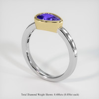 1.14 Ct. Gemstone Ring, 14K Yellow & White 2