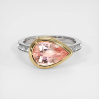 4.03 Ct. Sapphire Ring, 18K Yellow & White 1