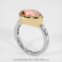 4.03 Ct. Sapphire Ring, 18K Yellow & White 2