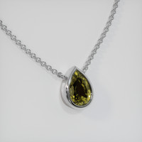 1.64 Ct. Gemstone Necklace, Platinum 950 2