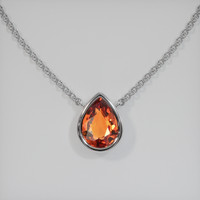 0.82 Ct. Gemstone Necklace, Platinum 950 1