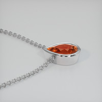 0.82 Ct. Gemstone Necklace, Platinum 950 3