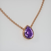 1.50 Ct. Gemstone Necklace, 14K Rose Gold 2