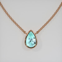 1.83 Ct. Gemstone Necklace, 14K Rose Gold 1