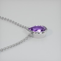 1.50 Ct. Gemstone Necklace, 18K White Gold 3