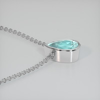 1.83 Ct. Gemstone Necklace, 18K White Gold 3