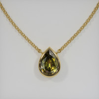 1.64 Ct. Gemstone Necklace, 14K Yellow Gold 1