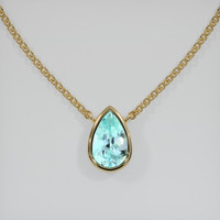 1.83 Ct. Gemstone Necklace, 14K Yellow Gold 1