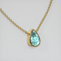 1.83 Ct. Gemstone Necklace, 14K Yellow Gold 2