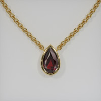 2.18 Ct. Gemstone Necklace, 14K Yellow Gold 1