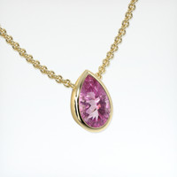 3.49 Ct. Gemstone Necklace, 18K Yellow Gold 2
