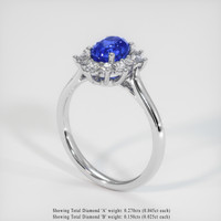 1.76 Ct. Sapphire Ring, Platinum 950 2