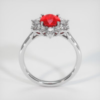 1.30 Ct. Ruby Ring, Platinum 950 3