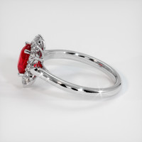 1.50 Ct. Ruby Ring, Platinum 950 4