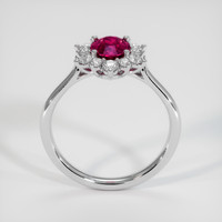 0.74 Ct. Ruby Ring, Platinum 950 3