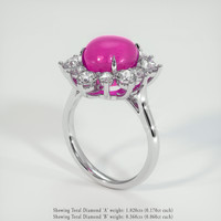7.60 Ct. Ruby Ring, Platinum 950 2