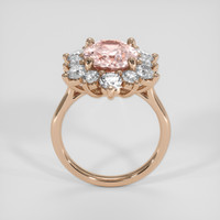 4.13 Ct. Padparadscha Sapphire Ring, 14K Rose Gold 3