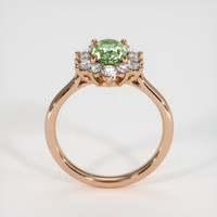 1.66 Ct. Green Sapphire Ring, 14K Rose Gold 3