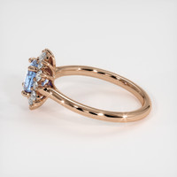 1.12 Ct. Sapphire Ring, 18K Rose Gold 4